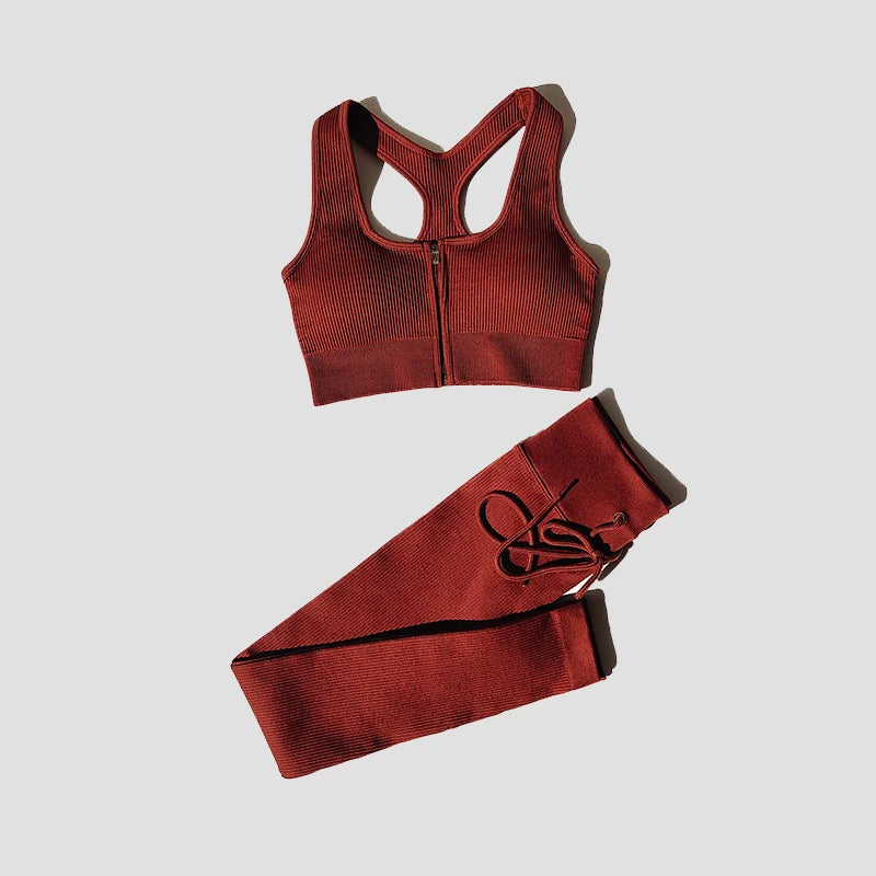 Women Fitness Yoga Sets Seamless Sports Suits Workout Clothes Sports Bra Gym Leggings Sports Wear Gym Clothing Sportswear