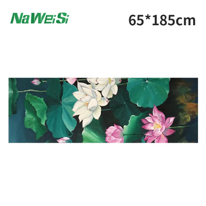 Yoga Mat Towel Double-Side Velvet Yoga Fitness Isolation Mat Non-Slip Folding Portable Sports Mat Towel Beach Quick Dry Towel