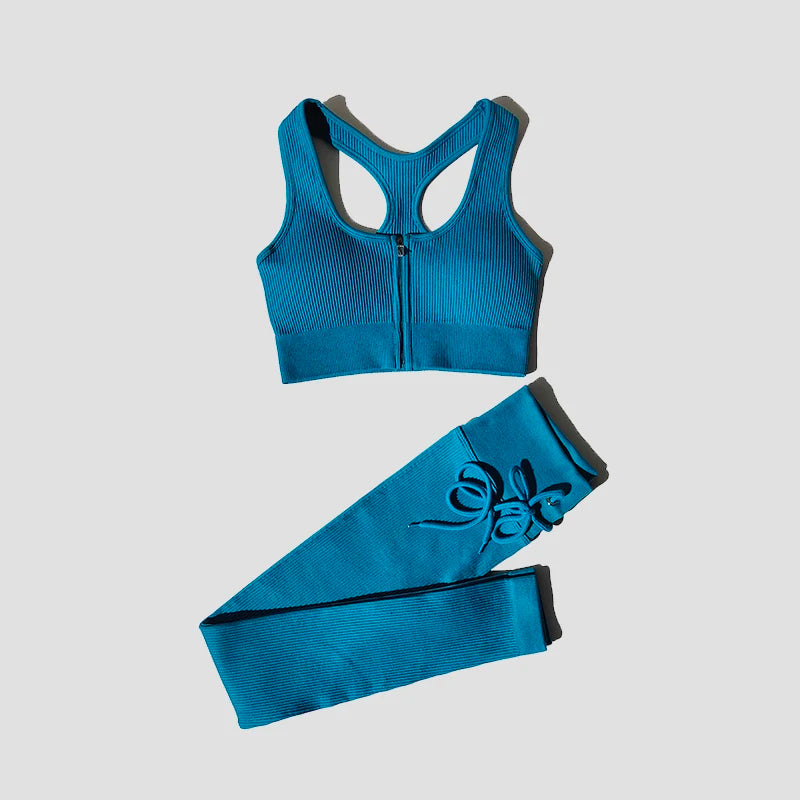 Women Fitness Yoga Sets Seamless Sports Suits Workout Clothes Sports Bra Gym Leggings Sports Wear Gym Clothing Sportswear