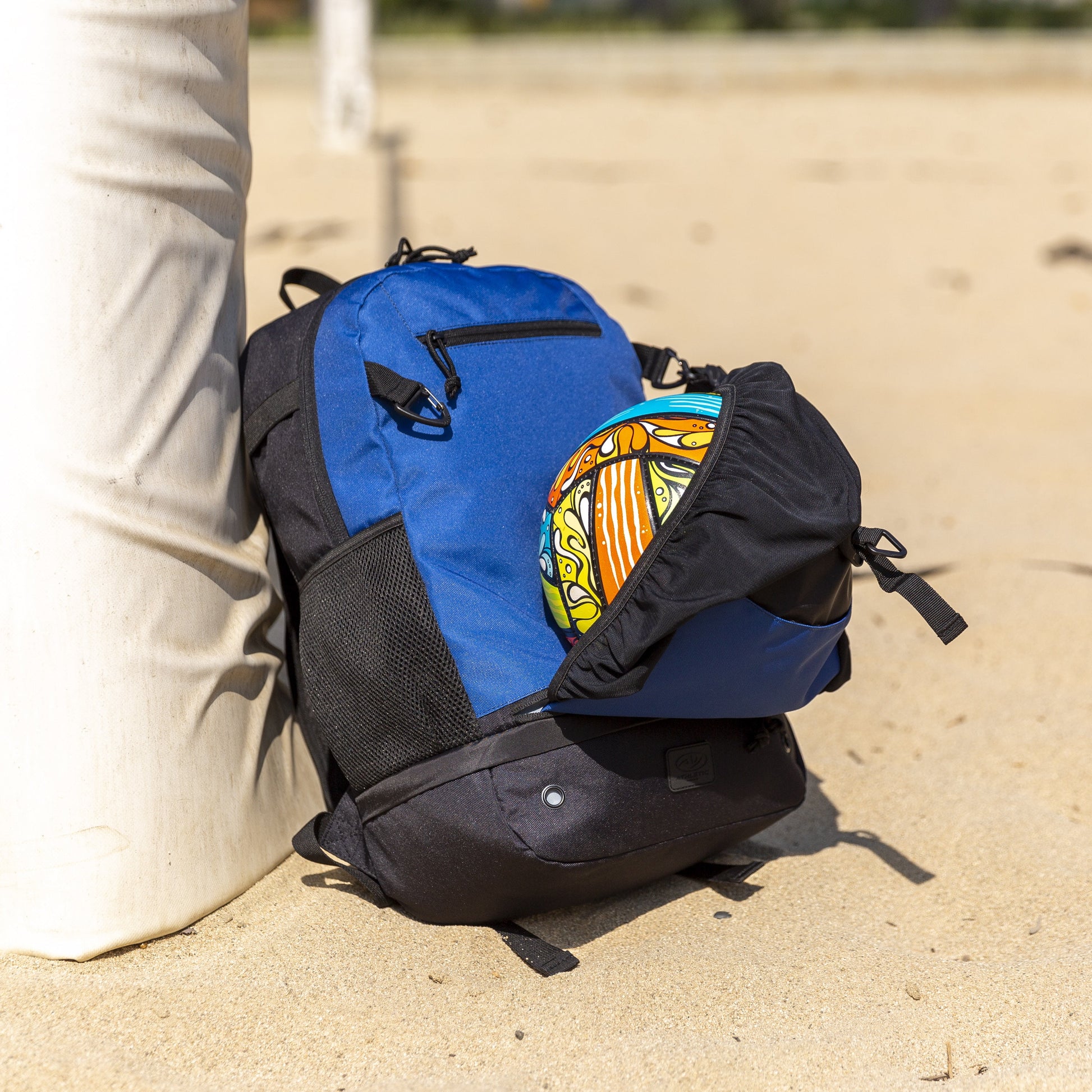 26.5 L Blue Multi-Sports Backpack, Unisex, Sports Bag, Adult, Teen, Polyester, New