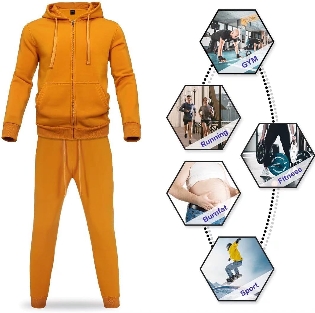 Tracksuit Mens, Track Jackets and Pants 2 Piece Outfit